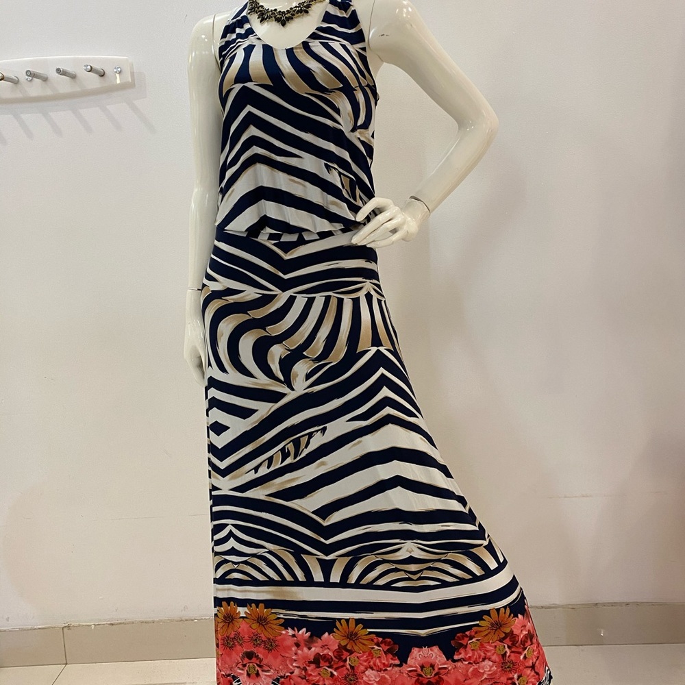 S twelve long dress made in the USA size S
